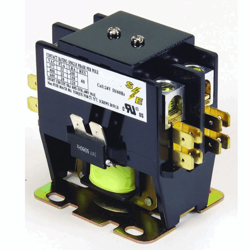 30 AMP 2 POLE 240 VOLT CONTACTOR - LOCKED ROTOR 180/150/120 - A&R Supply - Air Conditioning & Refrigeration Wholesaler - SMART ELECTRIC
