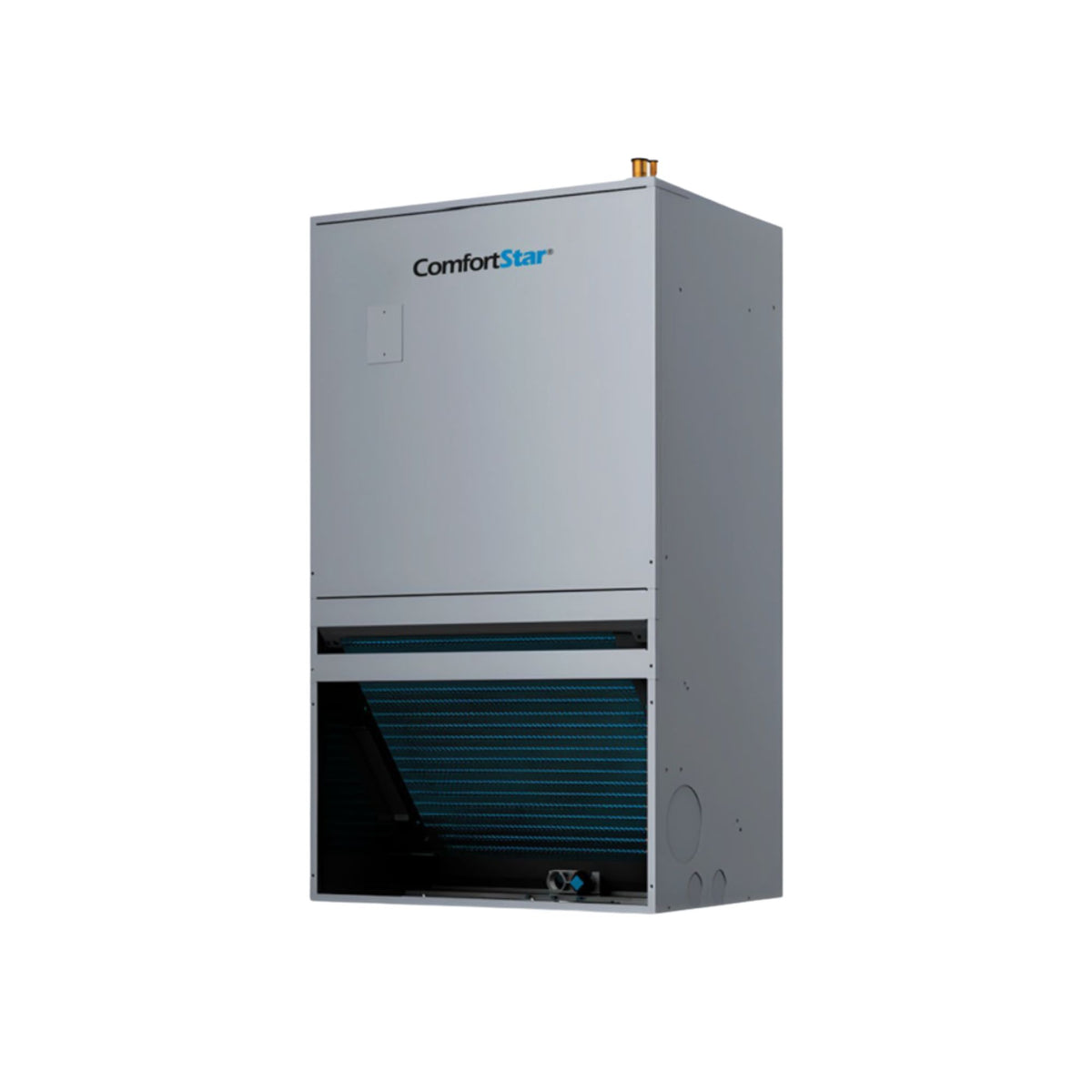 ComfortStar CWM32-30 30,000 BTU wall-mounted air handler with front access panel and condensate drain.