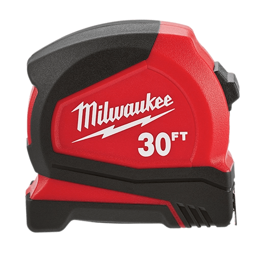 30FT COMPACT TAPE MEASURE - A&R Supply - Air Conditioning & Refrigeration Wholesaler - MILWAUKEE