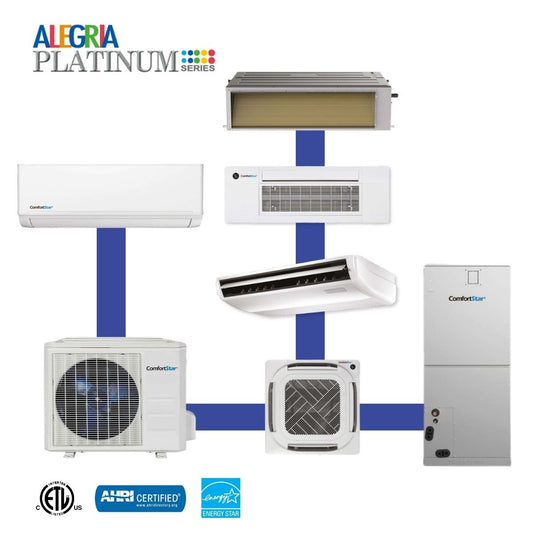 36K FIVE ZONE CONDENSING UNIT FOR MULTI-ZONE - UP TO 23.1 SEER2 - Air Conditioning & Refrigeration Wholesaler - COMFORTSTAR