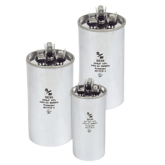 40+4 MFD. 370V DUAL ROUND CAPACITOR - A&R Supply - Air Conditioning & Refrigeration Wholesaler - SMART ELECTRIC
