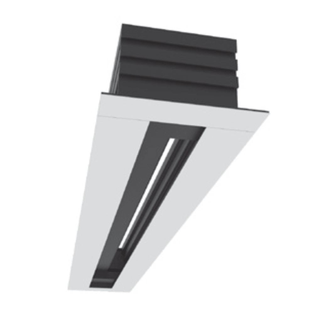 48" x 1/2" SUPPLY LINEAR SLOT DIFFUSER - 1 SLOT - WHITE - A&R Supply - Air Conditioning & Refrigeration Wholesaler - USAIRE