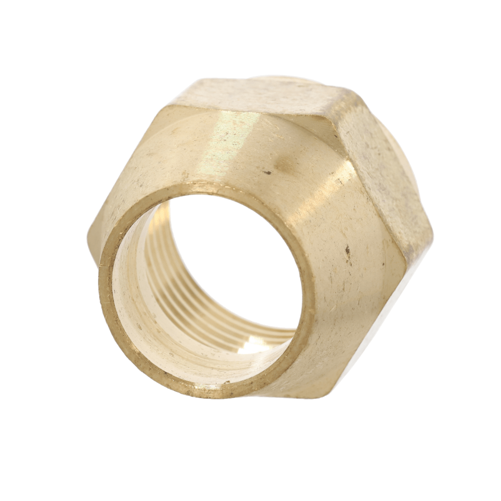 5/8" BRASS SHORT NUT - A&R Supply - Air Conditioning & Refrigeration Wholesaler - DIVERSITECH