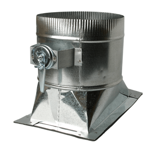 6" RECTANGULAR TRANSITION WITH DAMPER AND STAND-OFF - A&R Supply - Air Conditioning & Refrigeration Wholesaler - MIAMI TECH