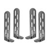 6" x 2" CONDENSING UNIT TIE DOWN - 4 PACK - A&R Supply - Air Conditioning & Refrigeration Wholesaler - HERCULES