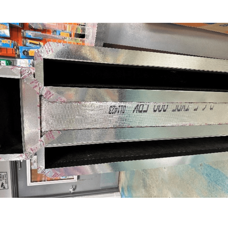 60" R6 LINEAR BOOT - 2 SLOT, 1" SLOT DIFFUSER - A&R Supply - Air Conditioning & Refrigeration Wholesaler - MIAMI TECH