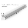 2.5" x 32" x 4" FLEXIBLE LINE SET COVER