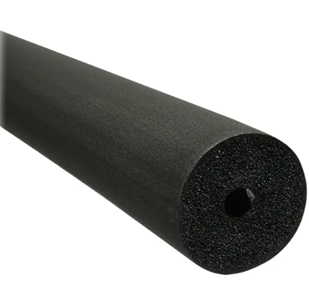 1-1/8"ID x 3/4" x 6' BLACK INSUL-TUBE - NBR AND PVC PIPE INSULATION - CLOSED CELL ELASTOMERIC FOAM - PRICE IS PER FT