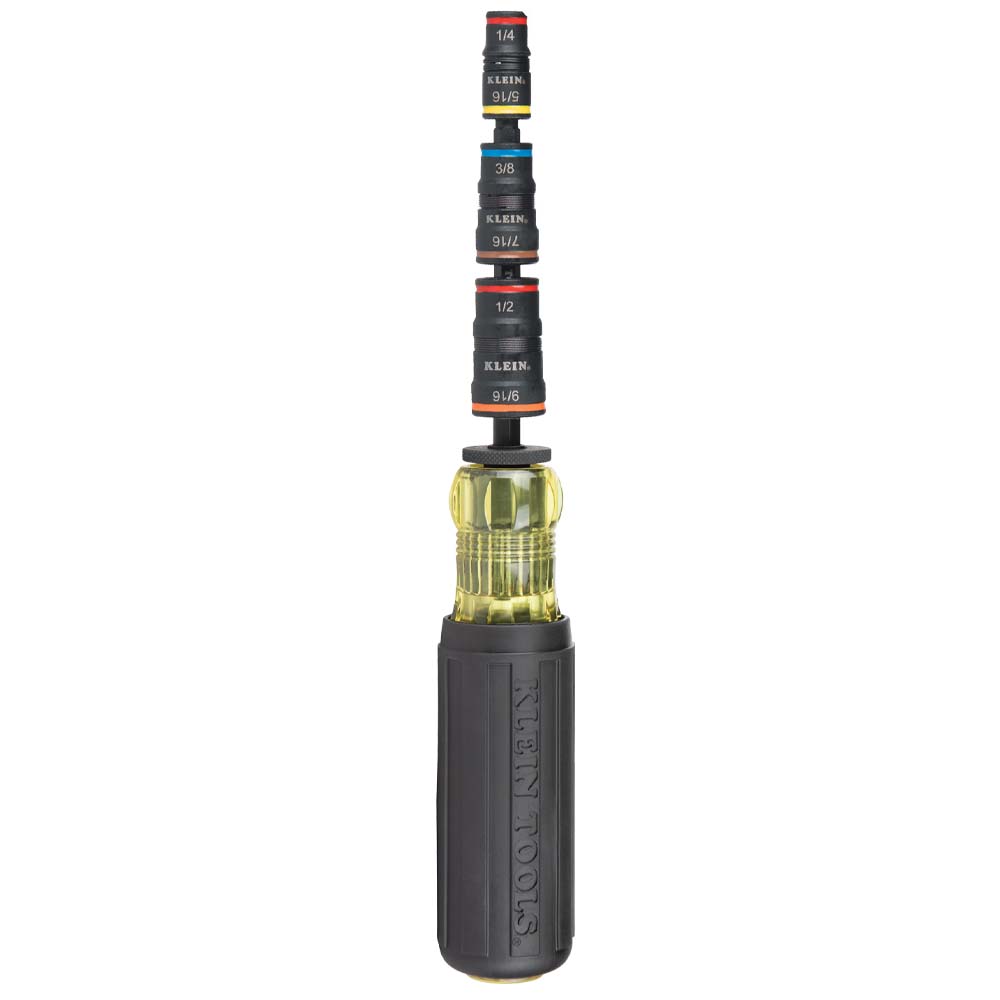 7-IN-1 IMPACT RATED FLIP SOCKET SET WITH HANDLE - A&R Supply - Air Conditioning & Refrigeration Wholesaler - KLEIN TOOLS
