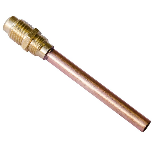 BOTE DE VÁLVULA DE ACCESO TUBO DE EXTENSIÓN DE COBRE DE 1/4" DE X 2"