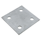 BASE PLATE 5" x 5" x 1/4" w/ HOLES