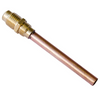BOTE DE VÁLVULA DE ACCESO TUBO DE EXTENSIÓN DE COBRE DE 1/4" DE X 2"