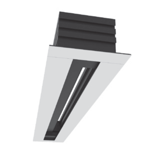 72" x 1/2" SUPPLY LINEAR SLOT DIFFUSER - 1 SLOT - WHITE - A&R Supply - Air Conditioning & Refrigeration Wholesaler - USAIRE