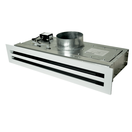 12" X 1"  R6 LINEAR BOOT - 2 SLOT DIFFUSER