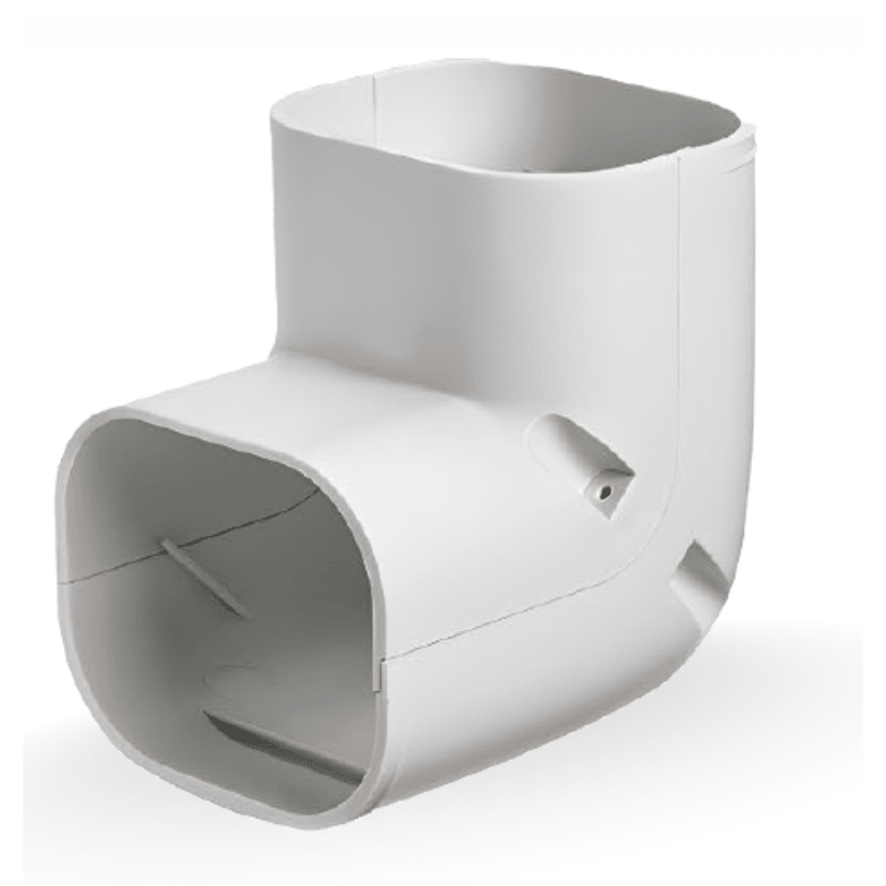 90° ELBOW/VERTICAL - W:4-5/8" x H:3-1/4" x L:5-5/16" - A&R Supply - Air Conditioning & Refrigeration Wholesaler - HERCULES