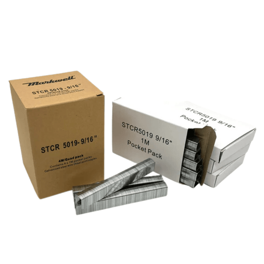 9/16" STAPLES, 4000/BOX - A&R Supply - Air Conditioning & Refrigeration Wholesaler - MARKWELL