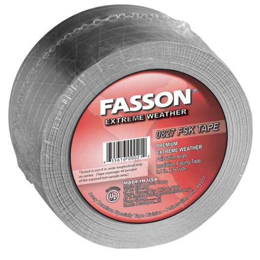 EXTREME WEATHER FOIL SCRIM KRAFT TAPE 3"X60YDS