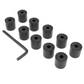 1/4" SAFETY REFRIGERANT LOCKING CAP (10 PACK) - R22, R410A,R134A R404A