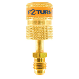 EZ TURN ANTI-BLOWBACK ADAPTER - STRAIGHT 1/4″ M.F. x 1/4″ F.F.
