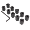 1/4" SAFETY REFRIGERANT LOCKING CAP (10 PACK) - R22, R410A,R134A R404A