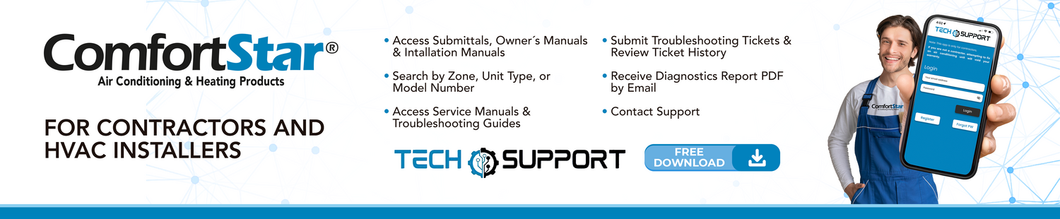 COMFORTSTAR TECH SUPPORT APP BANNER SLIDE
