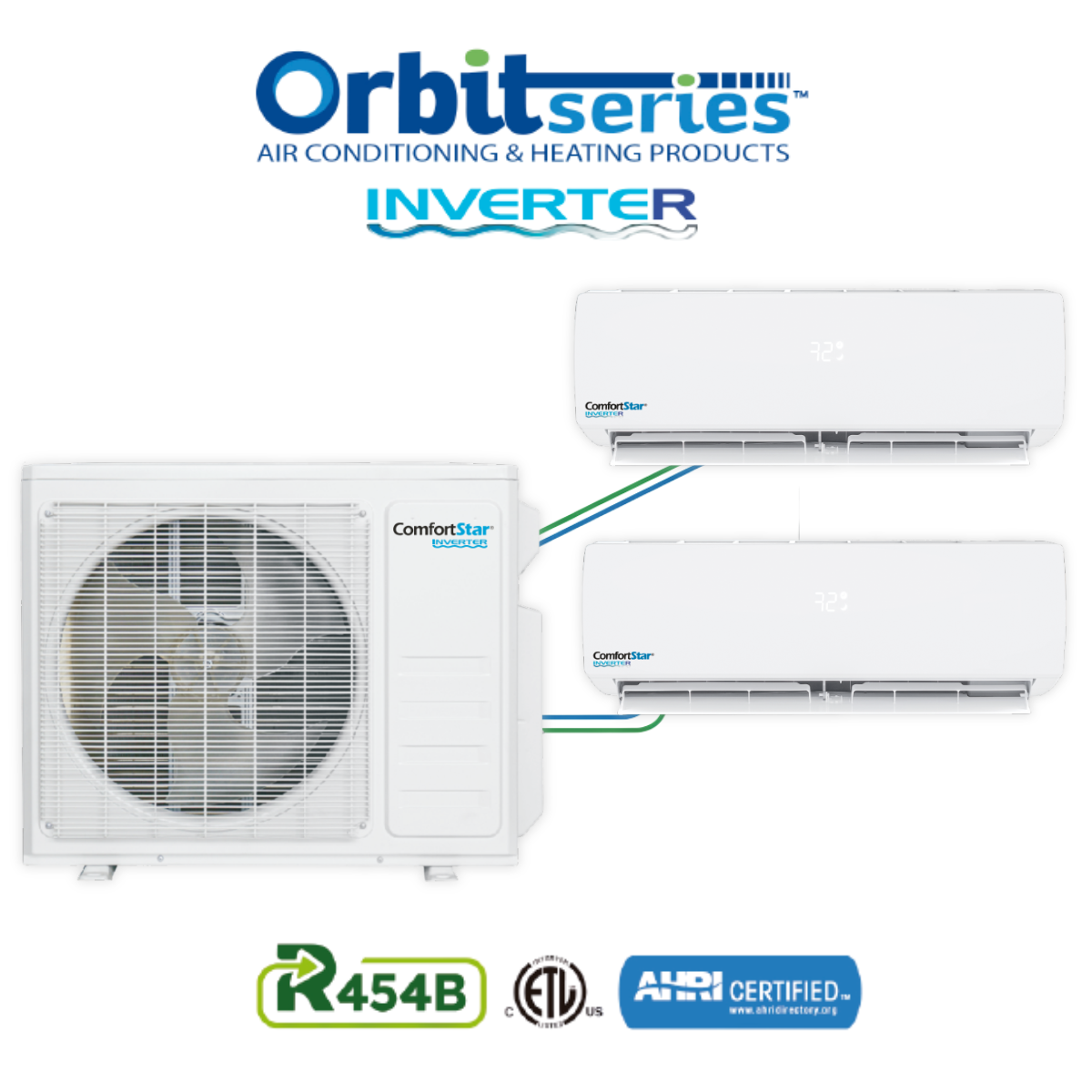 20K DUAL ZONE CONDENSING UNIT - DUCTLESS SYSTEM 20 SEER2