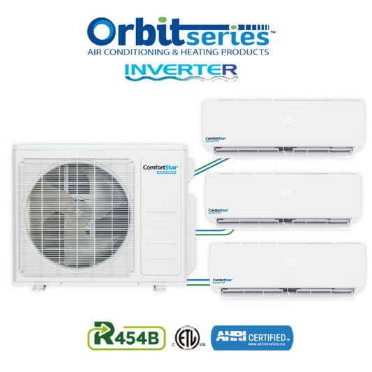 28K TRI ZONE CONDENSING UNIT - DUCTLESS SYSTEM 20 SEER2