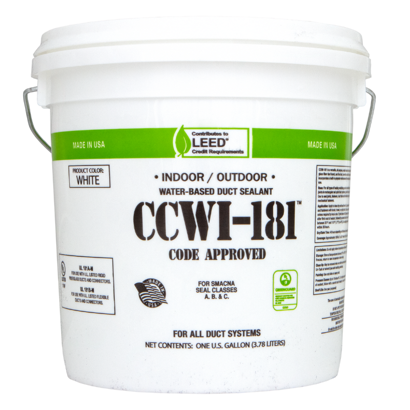 INDOOR/OUTDOOR WATER BASED DUCT SEALANT -  1 GAL. (WHITE)