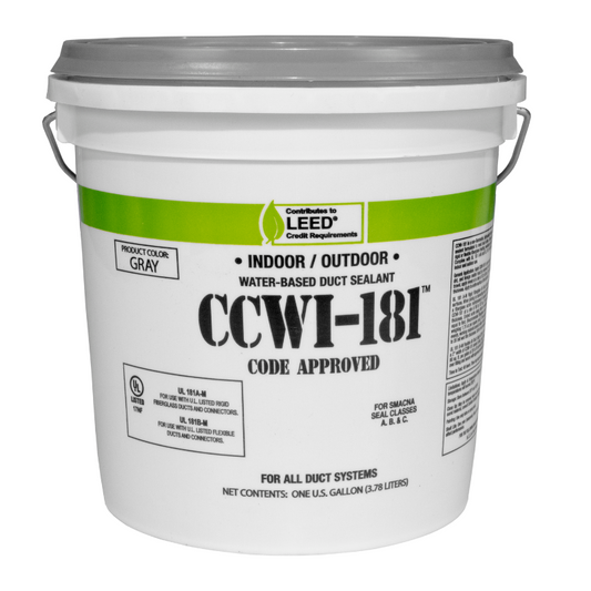 INDOOR/OUTDOOR WATER BASED DUCT SEALANT - 1 GAL. (GRAY)