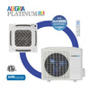 ComfortStar Alegria Platinum 12,000 BTU 208/230V R454B concealed duct heat pump system with TPA3 indoor unit and CPP3 outdoor unit.