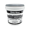 Gray 2-gallon tub of Red Devil E-181 fiber-reinforced, water-based duct sealant for interior and exterior HVAC ductwork.