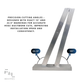 HEAVY-DUTY ALUMINUM SQUARE DUCT ANGLE CUTTING GUIDE – PRECISION 15° & 22.5°