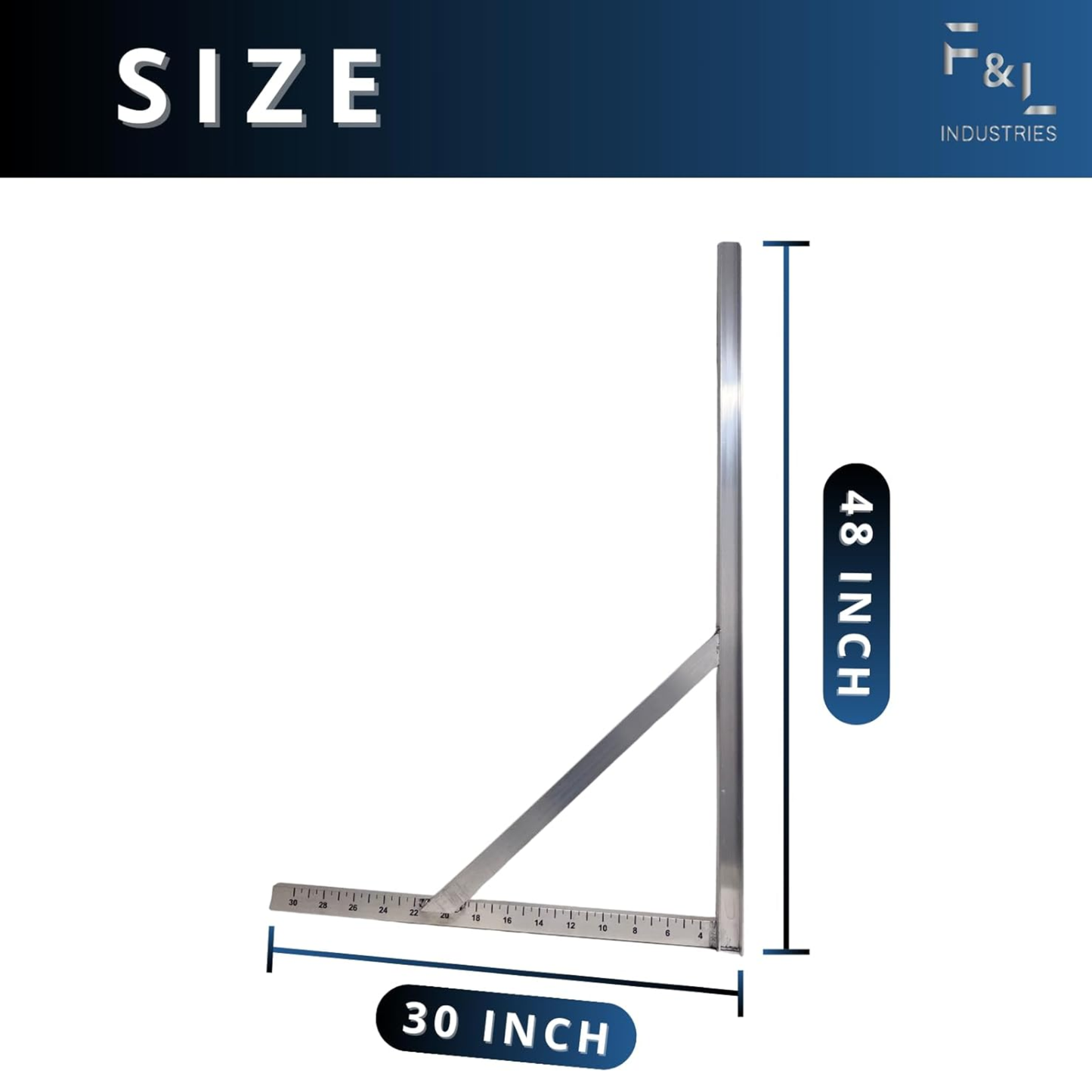 HEAVY-DUTY ALUMINUM SQUARE DUCT TOOL – PRECISION 90° ANGLE
