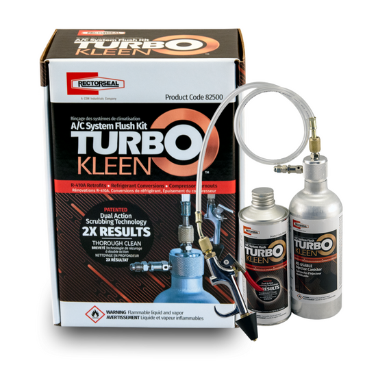 TURBO-KLEEN SOLUTION KIT - A/C SYSTEM FLUSH  - A2L COMPATIBLE