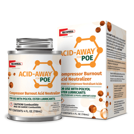 ACID-AWAY COMPRESSOR BURNOUT ACID NEUTRALIZER FOR POLYOL ESTER REFRIGERATION OILS (4 OZ) - A&R Supply - Air Conditioning & Refrigeration Wholesaler - RECTORSEAL
