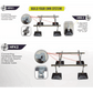 ADJUSTABLE RUBBER LEG ASSEMBLY - 13" to 20" - 2000LBS MAX WEIGHT - A&R Supply - Air Conditioning & Refrigeration Wholesaler - HERCULES