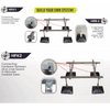 ADJUSTABLE RUBBER LEG ASSEMBLY - 13" to 20" - 2000LBS MAX WEIGHT - A&R Supply - Air Conditioning & Refrigeration Wholesaler - HERCULES