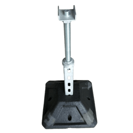 ADJUSTABLE RUBBER LEG ASSEMBLY - 13" to 20" - 2000LBS MAX WEIGHT - A&R Supply - Air Conditioning & Refrigeration Wholesaler - HERCULES