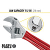 ADJUSTABLE WRENCH, 6-1/2" PLASTIC -DIP HANDLE - A&R Supply - Air Conditioning & Refrigeration Wholesaler - KLEIN TOOLS