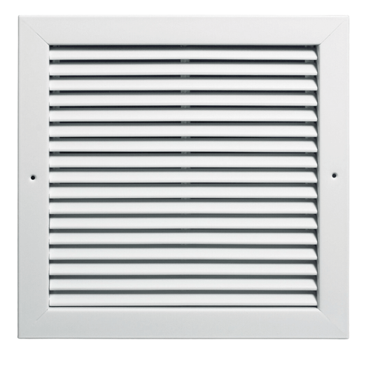 ALUMINUM 24" x 24" RETURN AIR T-BAR -W/ FIBERGLASS BACK - A&R Supply - Air Conditioning & Refrigeration Wholesaler - GRILLE TECH