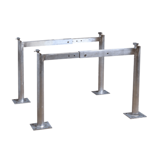 ALUMINUM STAND LEG ASSEMBLY - HEAVY DUTY - 24" TALL 36-42" SPRD 2017 FBC CODE - A&R Supply - Air Conditioning & Refrigeration Wholesaler - MIAMI TECH