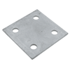 BASE PLATE 5" x 5" x 1/4" w/ HOLES - A&R Supply - Air Conditioning & Refrigeration Wholesaler - F & L ALUMINUM PARTS