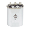 60+10 ΜF MFD. 370V OVAL DUAL CAPACITOR