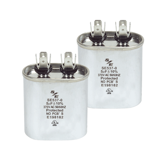 55 ΜF MFD. 370V OVAL CAPACITOR