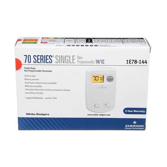 CLASSIC 70 SERIES THERMOSTAT - A&R Supply - Air Conditioning & Refrigeration Wholesaler - EMERSON