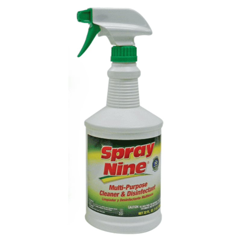 CLENAIR SPRAY NINE® CLEANER & DISINFECTANT - 32 OZ - A&R Supply - Air Conditioning & Refrigeration Wholesaler - NU-CALGON