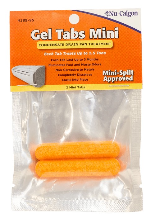 CONDENSATE PAN GEL TABS MINI 1.5 TON (2 TABLETS PER PACK) - A&R Supply - Air Conditioning & Refrigeration Wholesaler - NU-CALGON