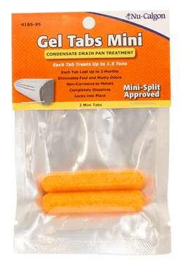 CONDENSATE PAN GEL TABS MINI 1.5 TON (2 TABLETS PER PACK) - A&R Supply - Air Conditioning & Refrigeration Wholesaler - NU-CALGON