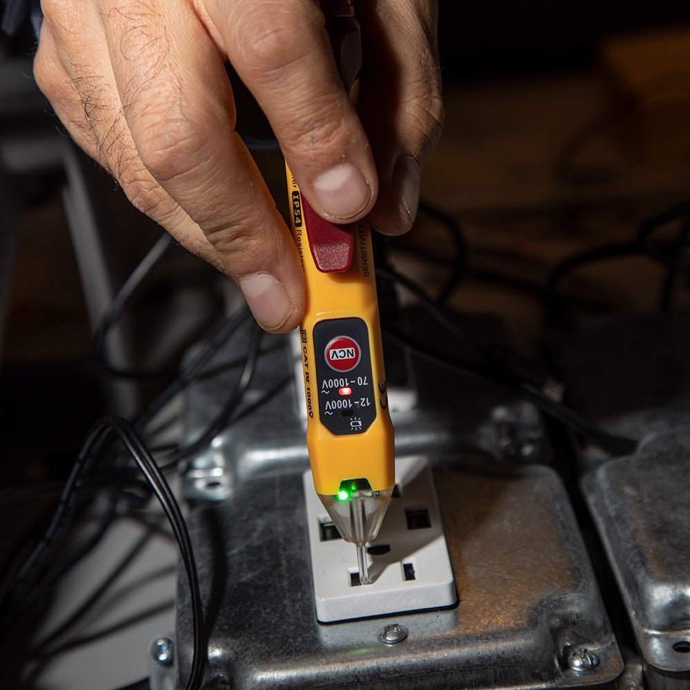 DUAL RANGE NON-CONTACT VOLTAGE TESTER 12 - 1000V AC - A&R Supply - Air Conditioning & Refrigeration Wholesaler - KLEIN TOOLS
