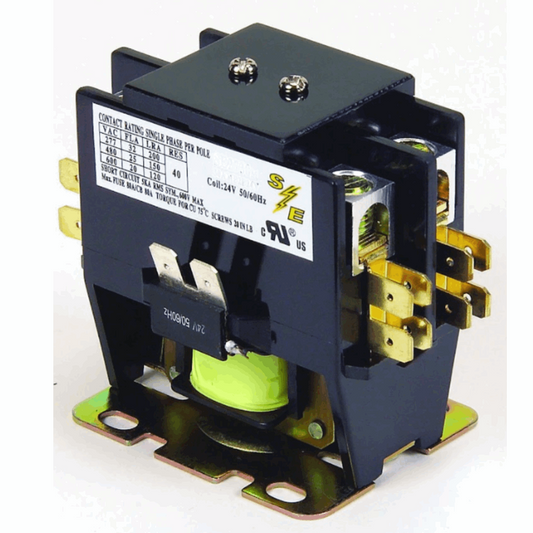 40 AMP 2 POLE 240 VOLT CONTACTOR  - LOCKED ROTOR 240/200/160
